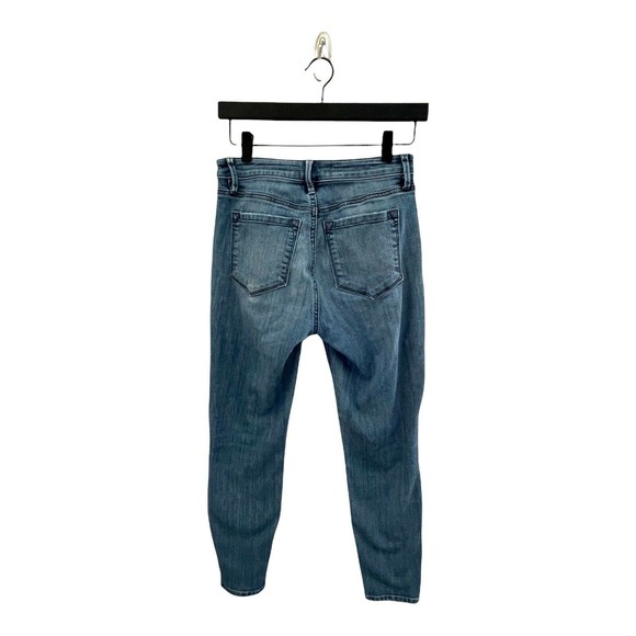 Ann Taylor Loft Womens Jeans Curvy Skinny Fit Stretch Denim Blue Size 26 / 2 - Picture 2 of 6